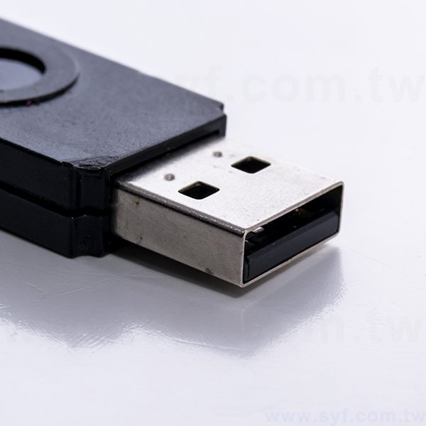 隨身碟-商務禮贈品簡約USB-黑色中心款隨身碟-客製隨身碟容量-採購訂製印刷推薦禮品_1